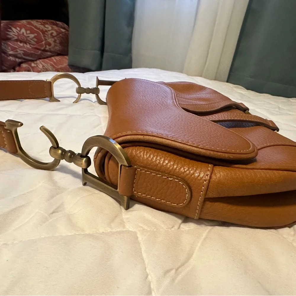 Brown Leather Saddle Bag - Picture 2 of 7